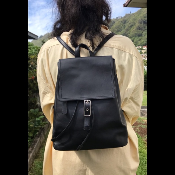Coach Handbags - Coach Black Leather Legacy West Backpack F33-9827